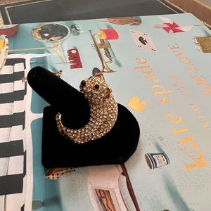 Kate spade polar bear statement ring